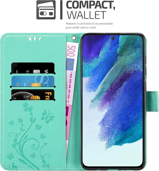 Actual product image Cadorabo Flower Book cover (Samsung Galaxy S22+)