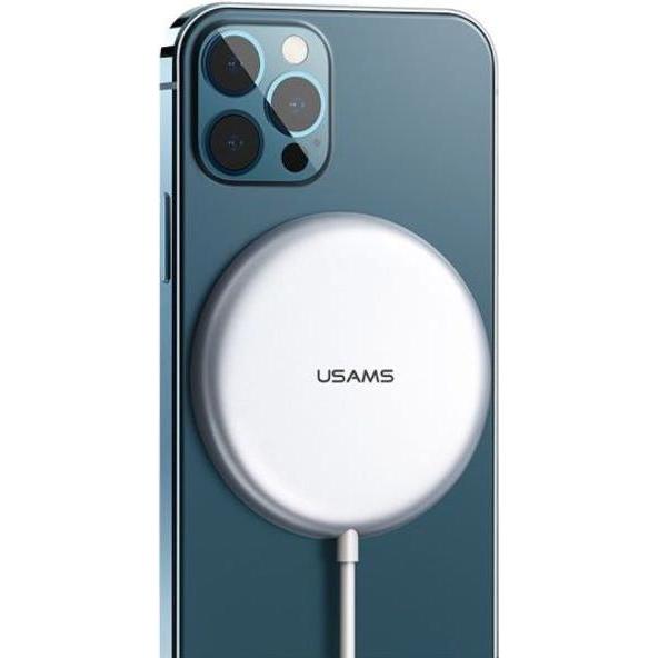 Usams US-CD160 (15 W), Wireless Charger, Silber