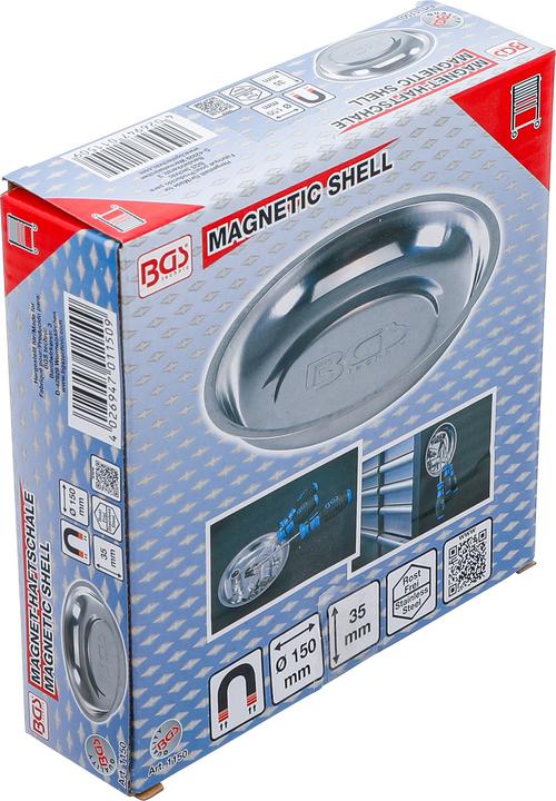 Actual product image BGS Magnetic Shell Stainless Steel Ø 150 mm