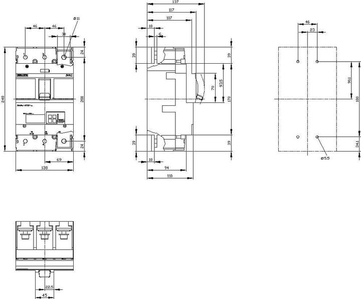 Produktbild Siemens 3VA2450-5KP32-0AA0