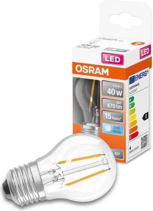 Actual product image Osram Star Classic P (E27, 4 W, 470 lm, 1 x, E)
