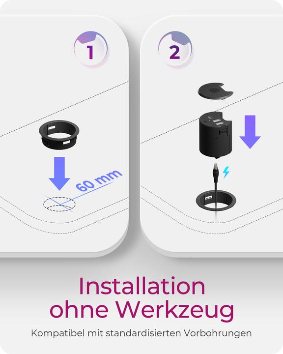 Actual product image Icy Box IB-HUB1407 (30 W, 3 ports)