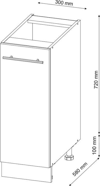 Produktbild Vicco Fame-Line (30 x 51.5 x 81.5 cm)