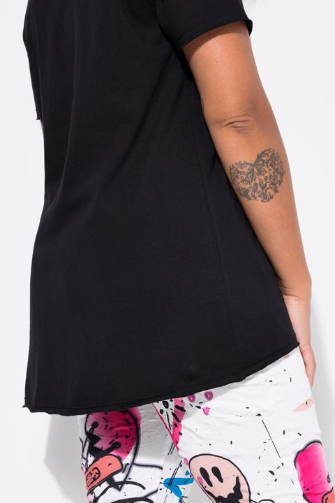 Produktbild Angel of Style T-Shirt, A-Linie, GOOD VIBES-Motiv (46)