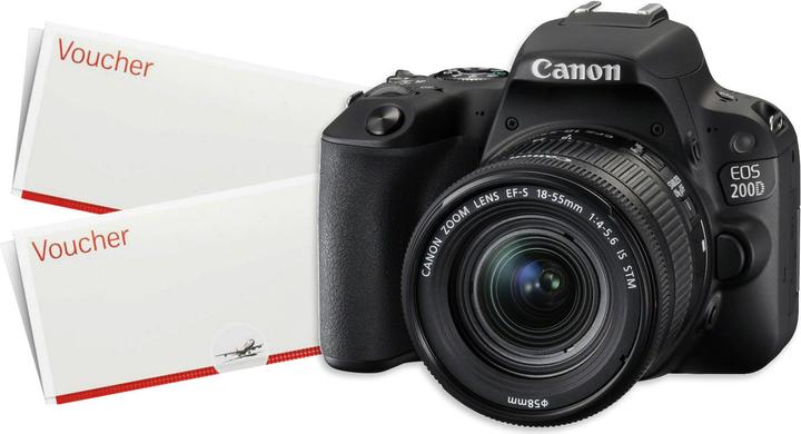 Produktbild Canon EOS 200D inkl. 100.- CHF Swiss Airline Reisegutschein