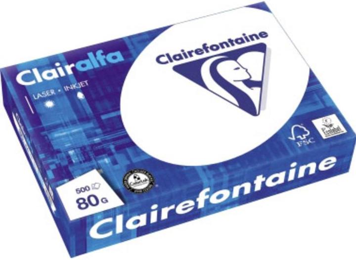 Produktbild Clairefontaine Clairalfa (80 g/m², 500 x, A4)