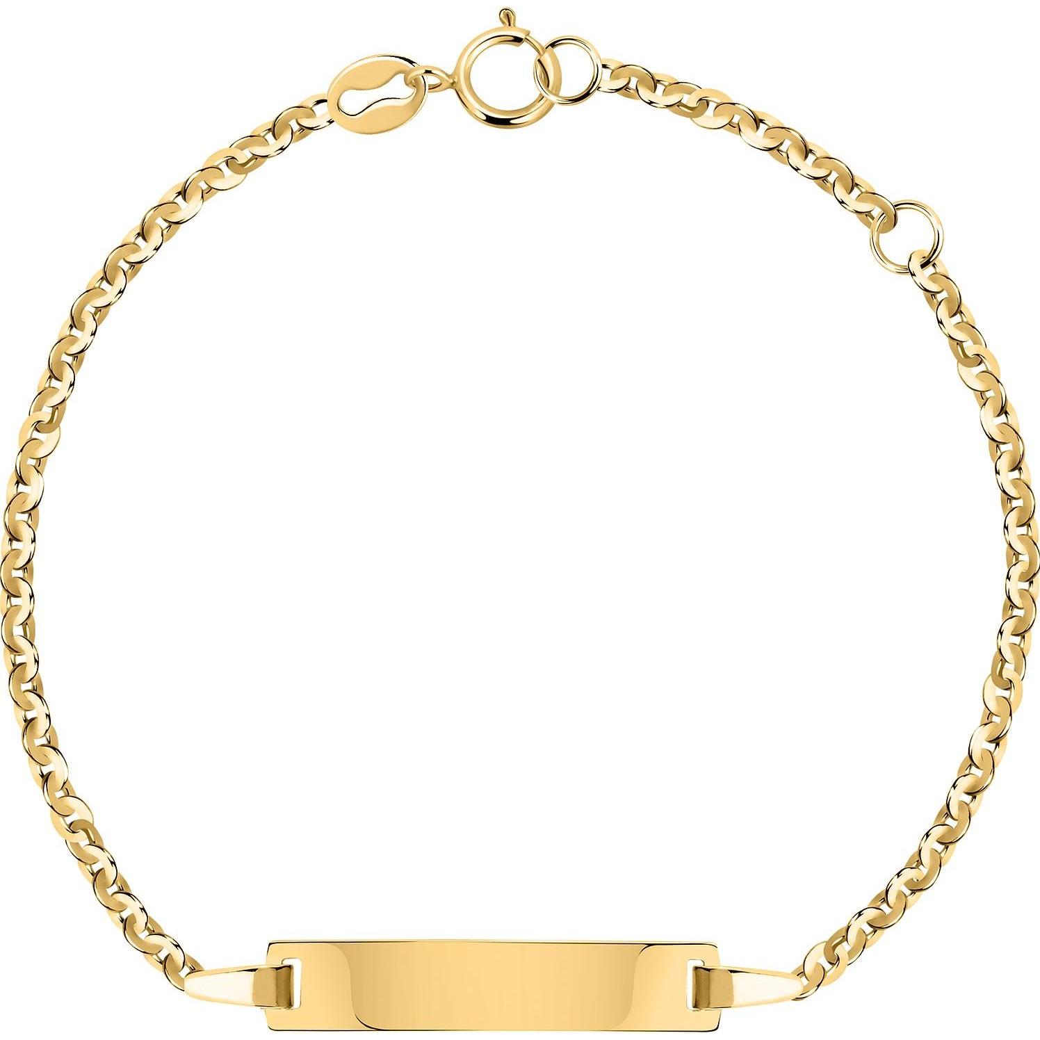 Favs, Armschmuck, I.D.-Armband, (14 cm, 375er Gelbgold)