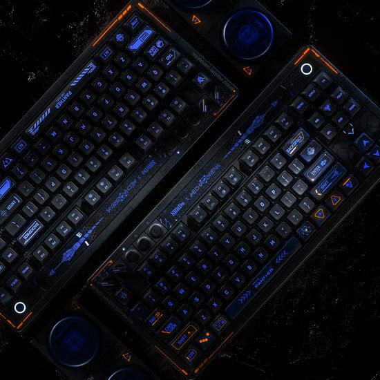 Produktbild 8bitdo - Mechanical Keyboard Mecha Break Ed. - Black - 87 Keys (US, Kabelgebunden, Kabellos)