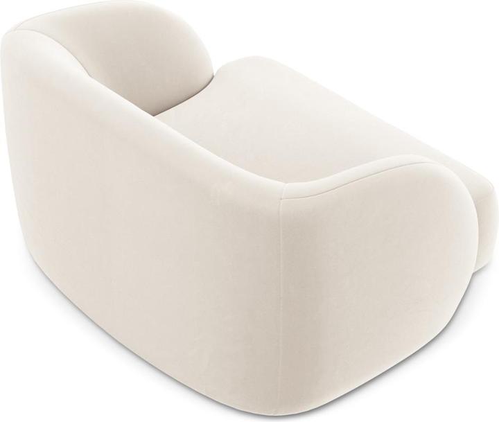 Actual product image Micadoni Velvet Armchair, "Miley", 1 Seat, 103x90x70Made in Europe (1-seater, Modular sofa)