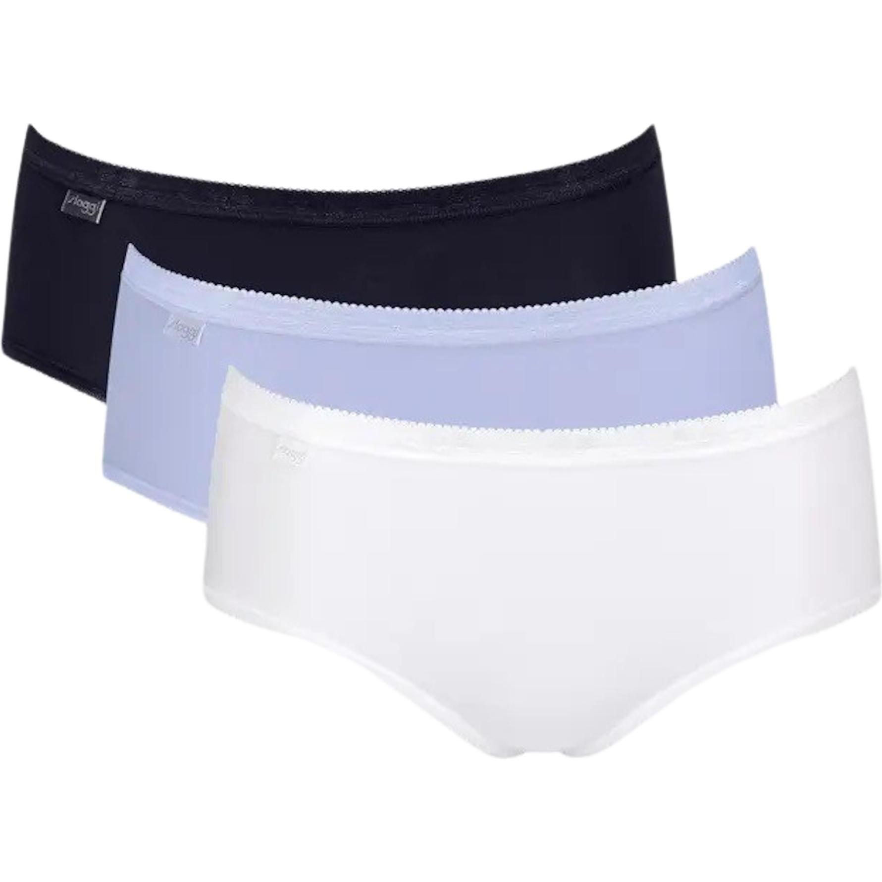 Sloggi, Damen, Unterhosen, Basic+, Mehrfarbig, (40, 3er Pack)