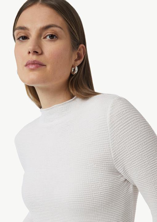 Image du produit Comma T-Shirt Seersucker-Shirt im Slim Fit (44)