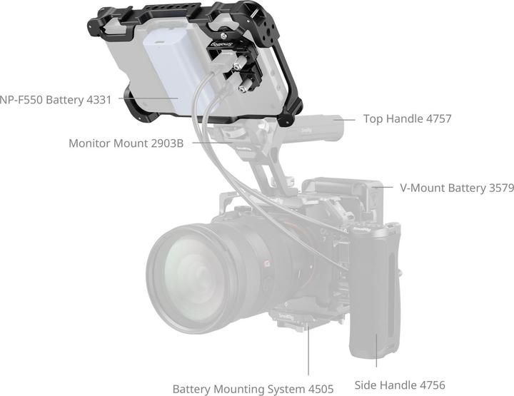 Produktbild SmallRig Monitor Cage Kit (Cage, Monitor Zubehör)