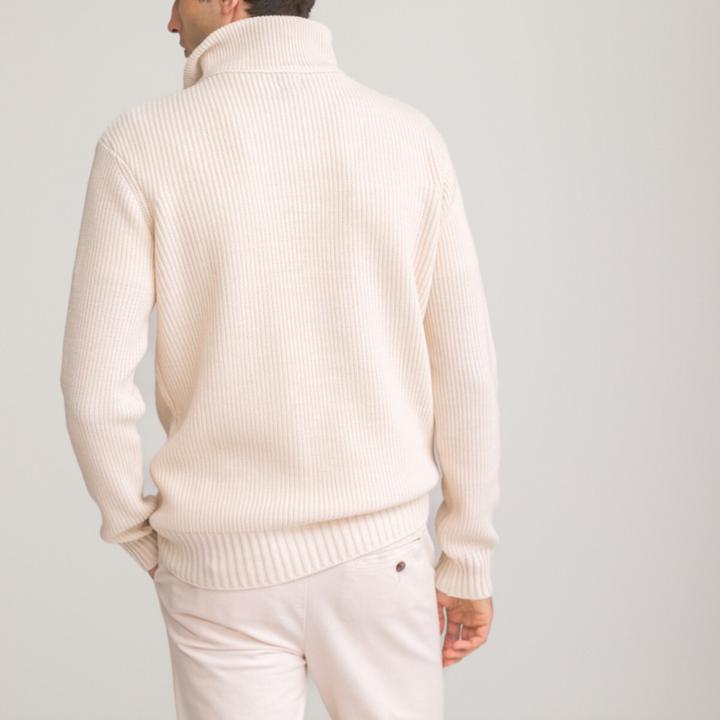Produktbild La Redoute Collections Warmer Strickpullover im Troyer-Stil (M)