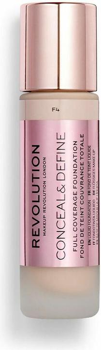 Produktbild Makeup Revolution Conceal and Define Foundation F4 23ml (F4)