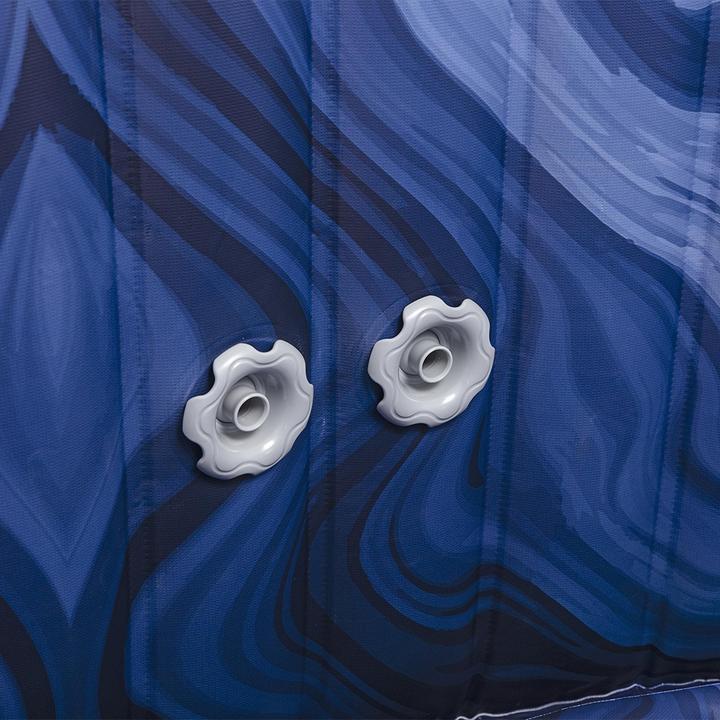 Actual product image Bestway LAY-Z-SPA Santorini Energieeffizienter s marter aufblasbarer Whirlpool 5–7 Pers. (7 Persons)