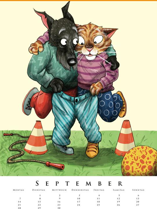 Actual product image Hammer Fitness Leonard Erlbruchs Kinderzimmerkalender 2026 (Special)