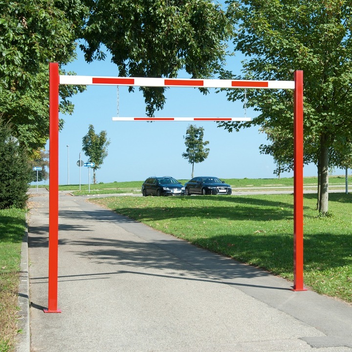 Actual product image Moravia COMPACT aluminium drive-through limiter 60 x 30 mm