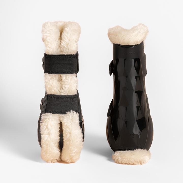 Produktbild Fouganza Pferdegamaschen offen Kunstfell