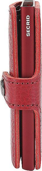 Actual product image Secrid Miniwallet Vegetable Tanned Rosso-Bordeaux