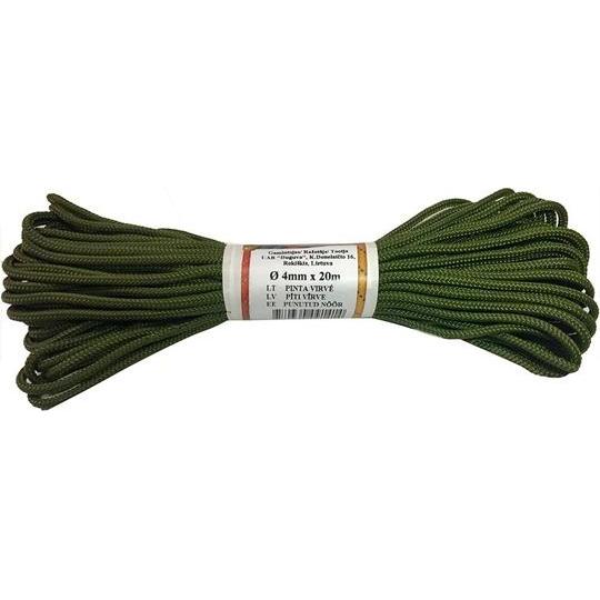 Duguva, Seil, Braided Polyamide Rope Khaki 4mm 20m (20 m)