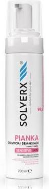 Actual product image Solverx Sensitive Skin Face Make-Up Removal Foam For Sensitive Skin 200Ml (Cleansing Foam, 200 ml)