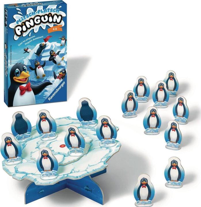 Actual product image Ravensburger Splash Splash Penguin (German, Italian, French)
