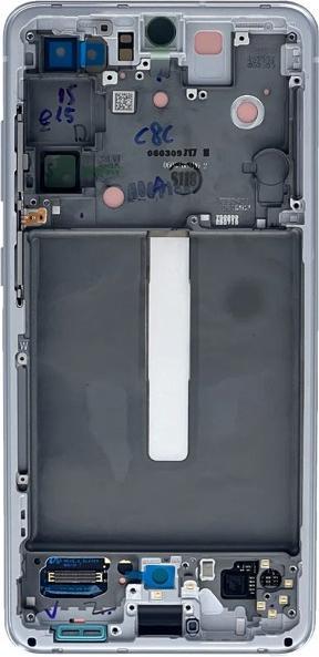 Actual product image Samsung Original Galaxy S21 FE 5G Display White (Display, Galaxy S21 FE 5G)