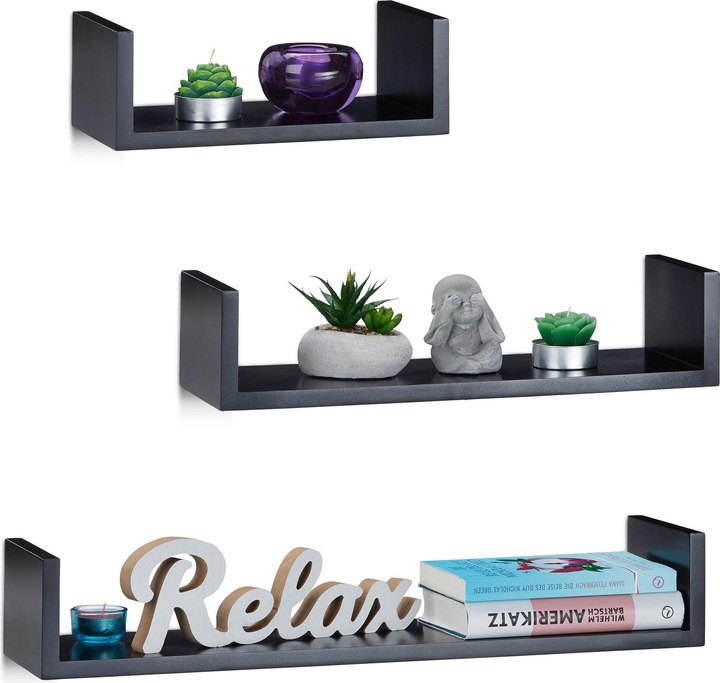Produktbild Relaxdays Wandregal (60 x 15 x 10 cm)