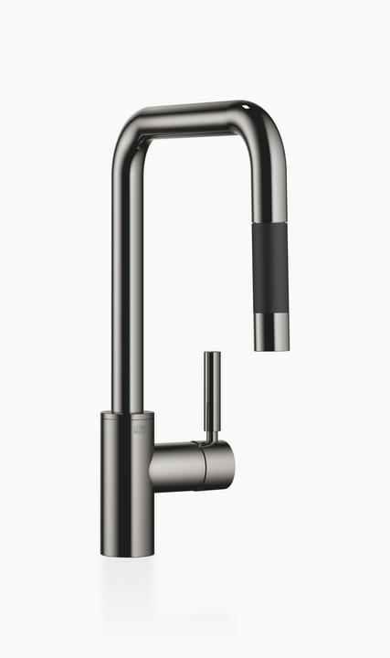 Actual product image Dornbracht META Square kitchen faucet, single lever faucet, pull-down, with shower function, project