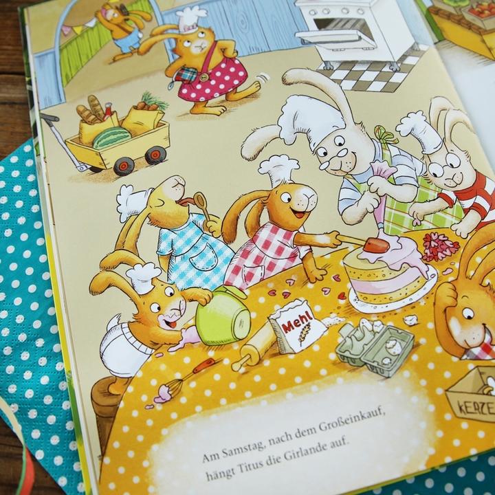 Produktbild Wenn sieben kleine Hasen zur Geburtstagsparty rasen (Deutsch, Christiane Hansen, Sabine Praml, 2024)