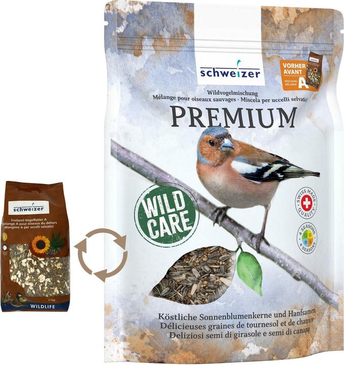 Produktbild Schweizer Eric Vogelfutter Wildvogelmischung Premium 1 kg (1 x, 1 kg)