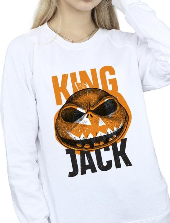 Actual product image Disney Womens/Ladies The Nightmare Before Christmas King Jack Sweatshirt (XL)