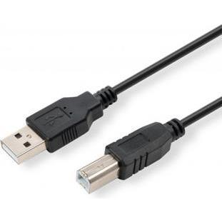 Logo Cavo USB (2.0), spina USB A - spina USB B, 5 m, nero, in blister (5 m, USB 2.0), Cavo USB