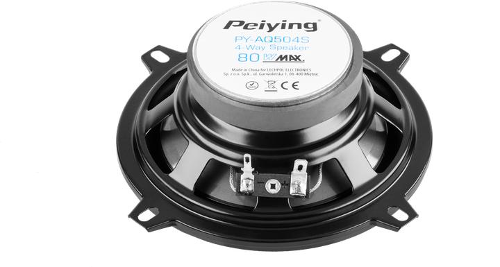 Actual product image Peiying PYAQ504S car speaker