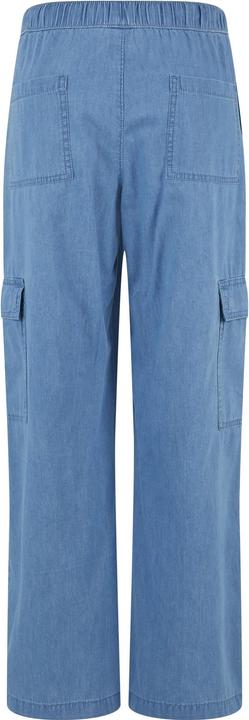 Actual product image Urban Classics Ladies Light Denim Cargo Pants - 138401 (S)