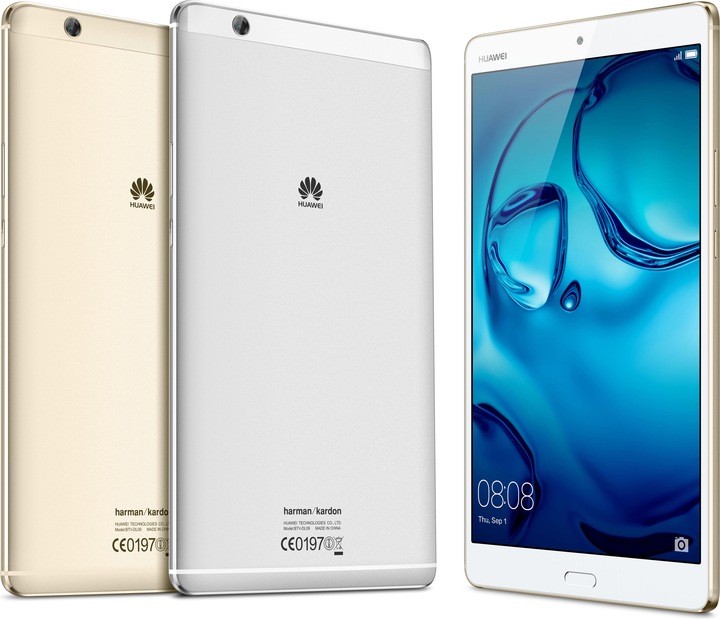 Produktbild Huawei MediaPad M3 (4G, 8.40", 32 GB, Silber)