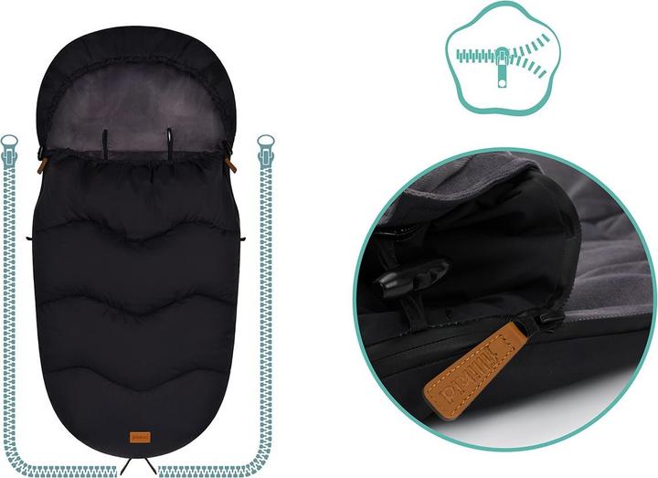 Actual product image Fillikid Winterfusssack Ogre schwarz