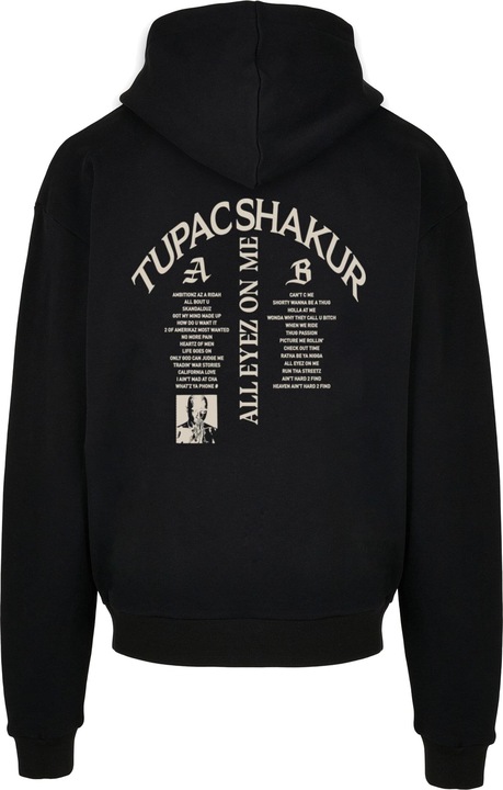 Produktbild Mister Tee X Artist 2Pac All Eyez on me Tracklist Ultra Heavy Oversize Hoodie - 173461 (4XL)