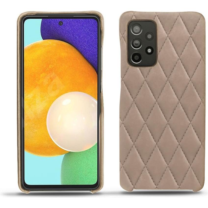 Noreve Lederschutzhülle (Samsung Galaxy A52), Smartphone Hülle, Beige