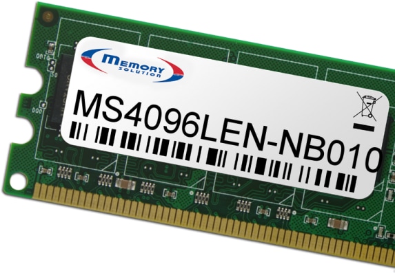 Actual product image Memorysolution DDR3L (IdeaPad Y510p, 1 x 4GB)