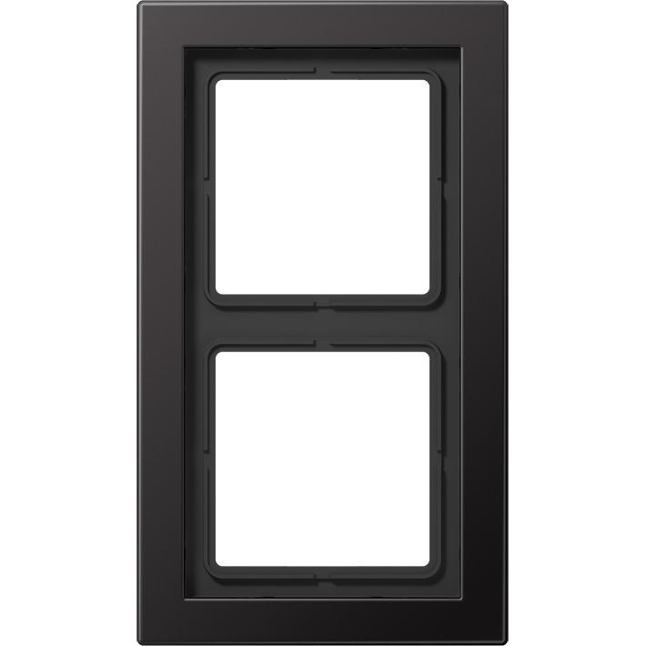 Thumbnail - JUNG, Zubehör Schalterprogramm, Einbaurahmen 2f alu LS / LS-DESIGN ALD2982D