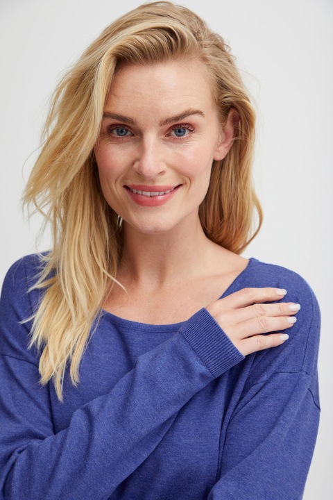 Actual product image Pulz Jeans PZSARA ONeck Box Jumper - 50206085 (L)