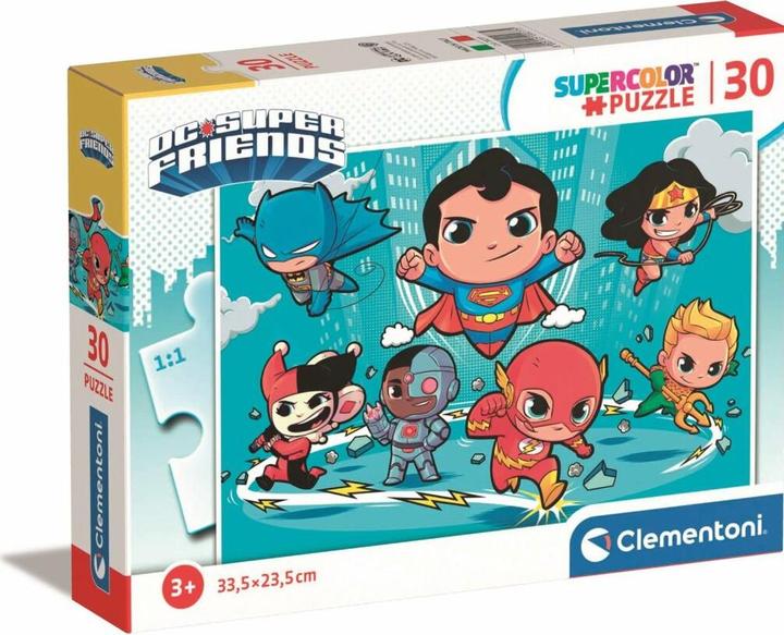Actual product image Clementoni CLE Puzzle 30 SuperKolor DC ComicsSuperfr.. 20277 (30 pieces)
