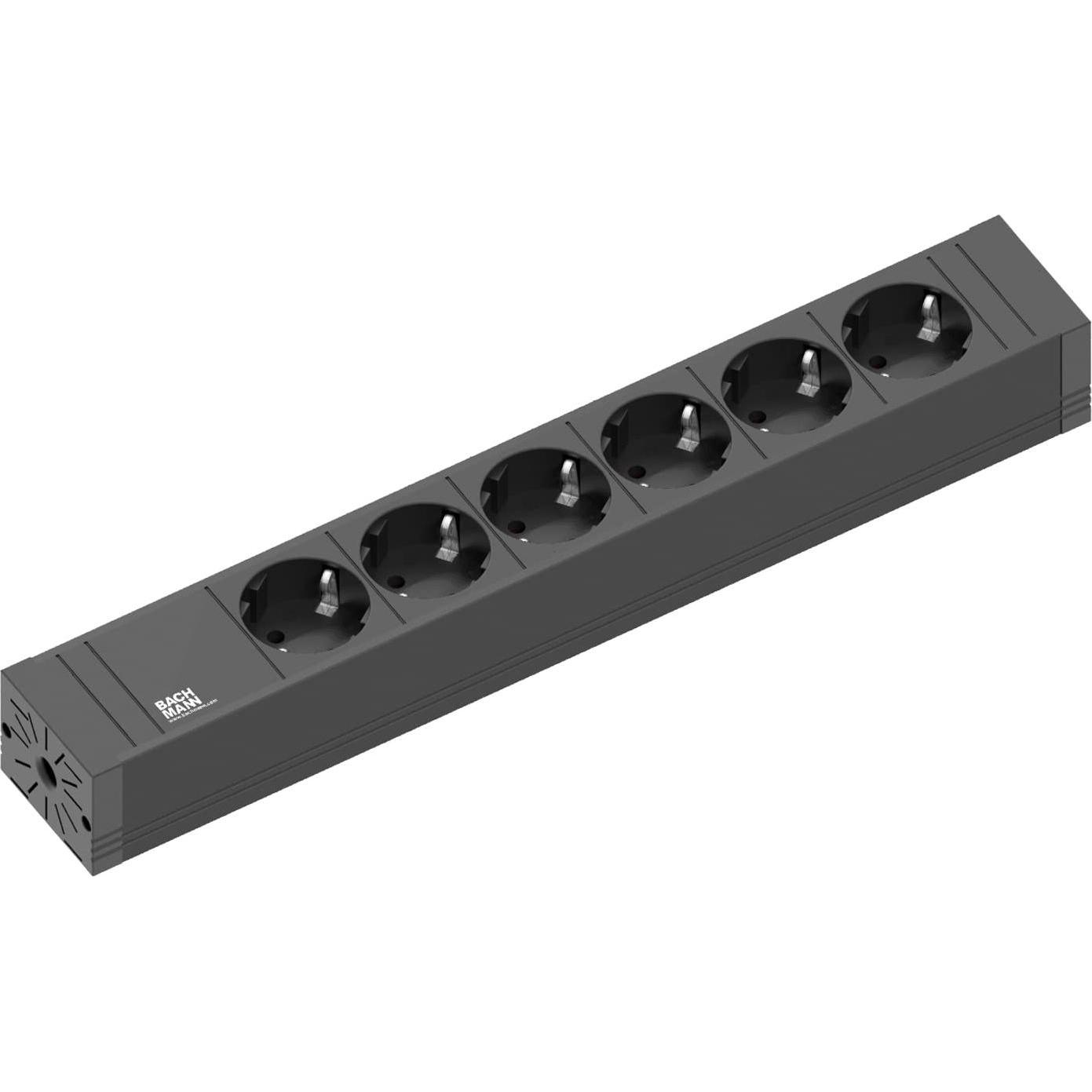 Bachmann, Steckdosenleiste, CONNECT LINE 6xCEE7/3 without (6 x, CEE 7/3, 2 m)