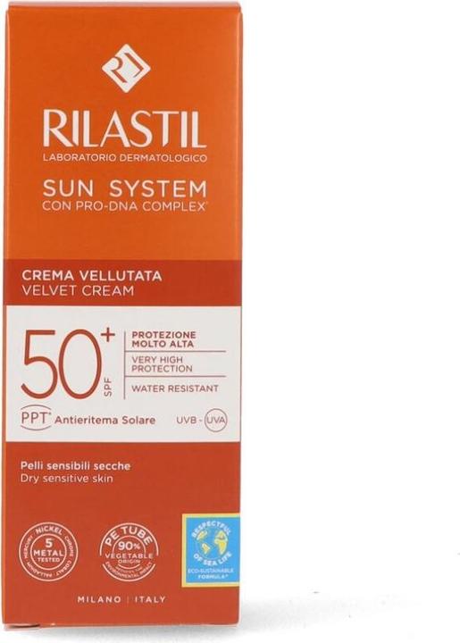 Image du produit Rilastil Crème de velours Sun System Spf50 50ml (Crème solaire, SPF 50, 50 ml)