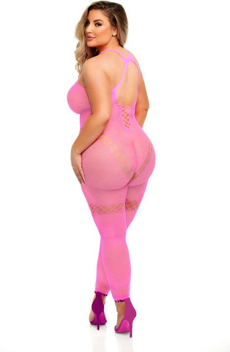 Productafbeelding Pink Lipstick Roze bodynet (queensize) (Roze)