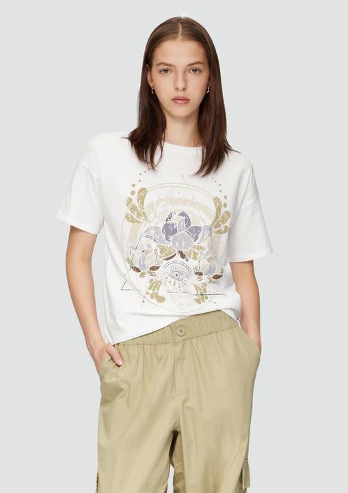 Produktbild S.Oliver T-Shirt Print-T-Shirt mit überschnittenen Schultern (XS)