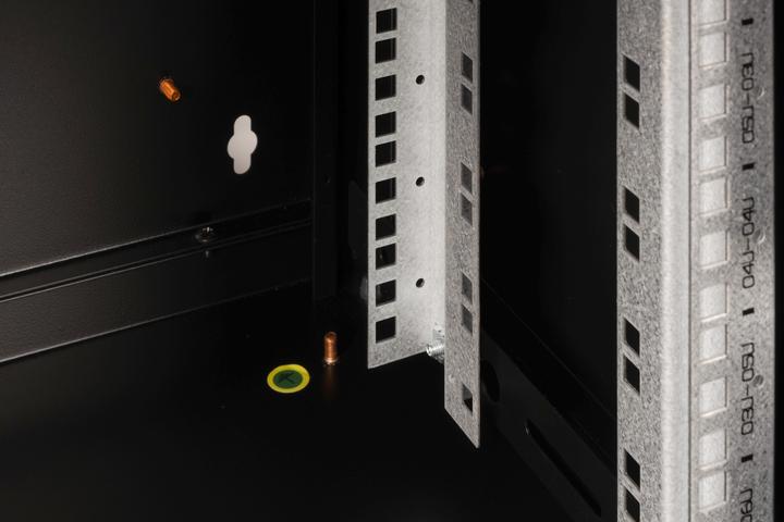 Actual product image Digitus 48,3cm 19inch wall cabinet 7U black size HxWxD 420x600x450 mm (7 RU, 19 inch rack)