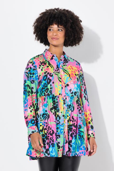 Produktbild Angel of Style Bluse, A-Linie, buntes Leomuster (48)