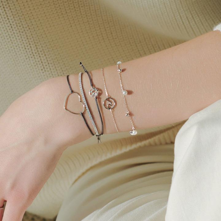 Immagine prodotto Xenox Bracciale Wanderlust (18.50 cm, Argento)